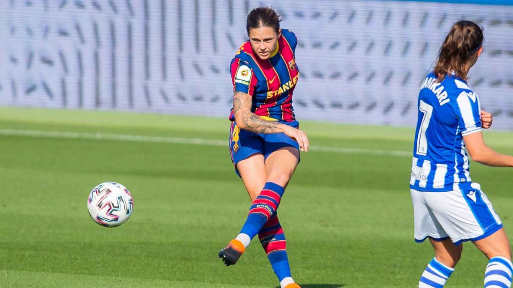 Marta Torrejón marcó un gol ante la Real Sociedad / FC Barcelona