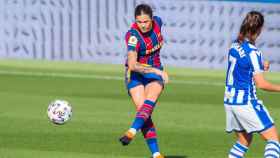 Marta Torrejón marcó un gol ante la Real Sociedad / FC Barcelona