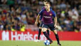 Arthur Melo en su debut en la Champions League /FCB