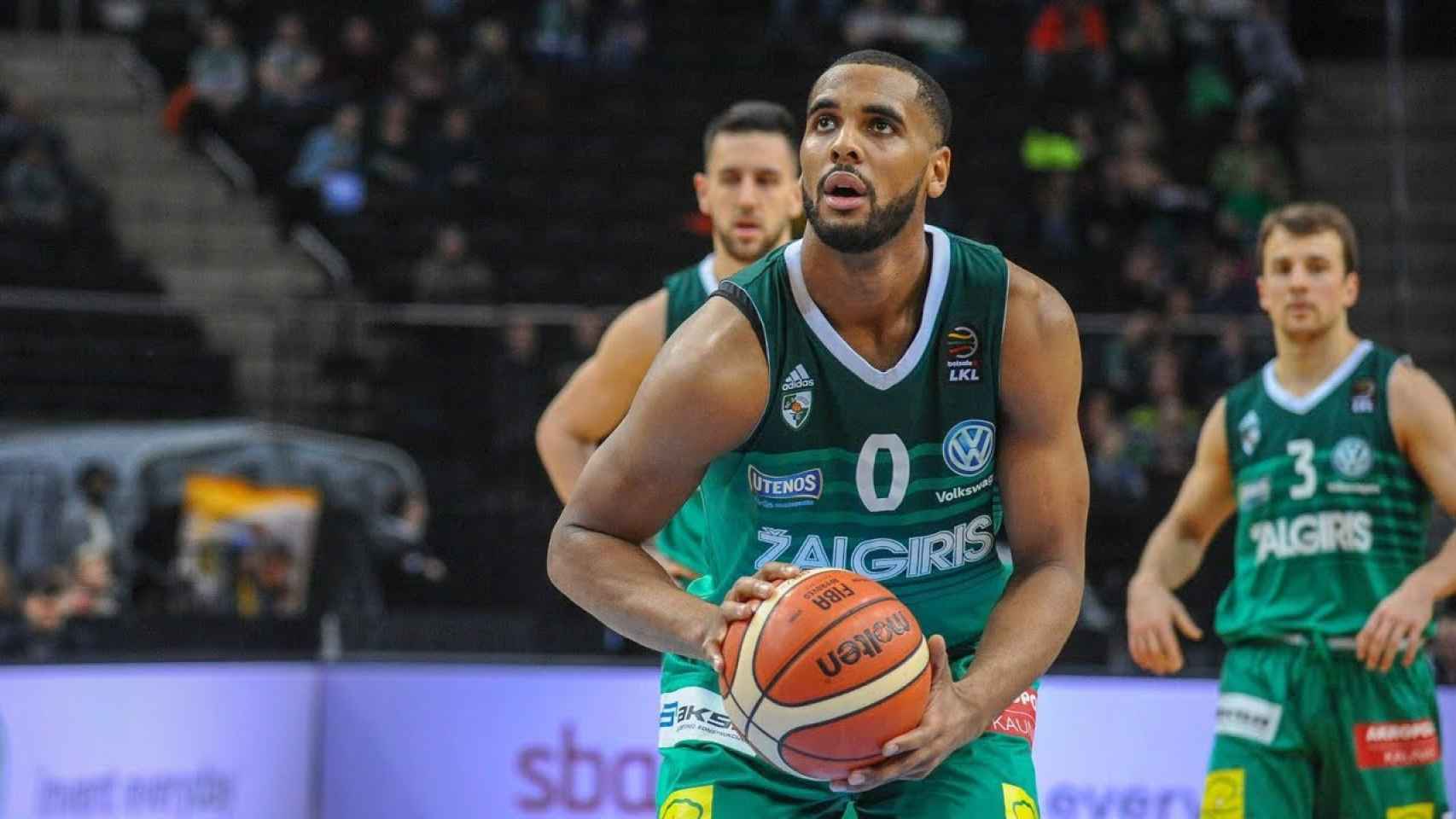 Brandon Davis jugando con el Zalgiris / Twitter