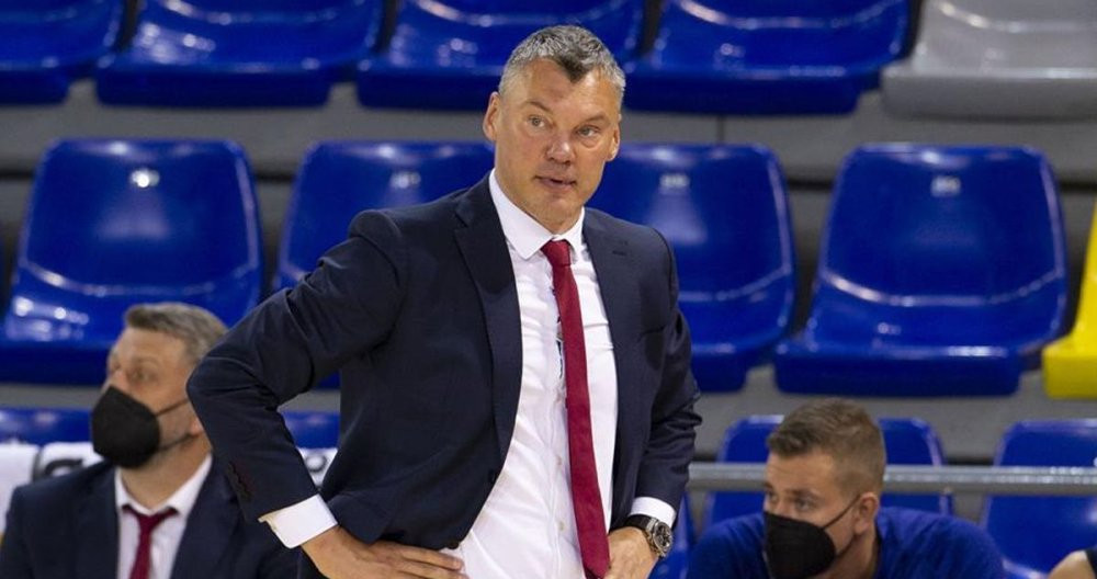 Jasikevicius, en un partido con el Barça / EFE