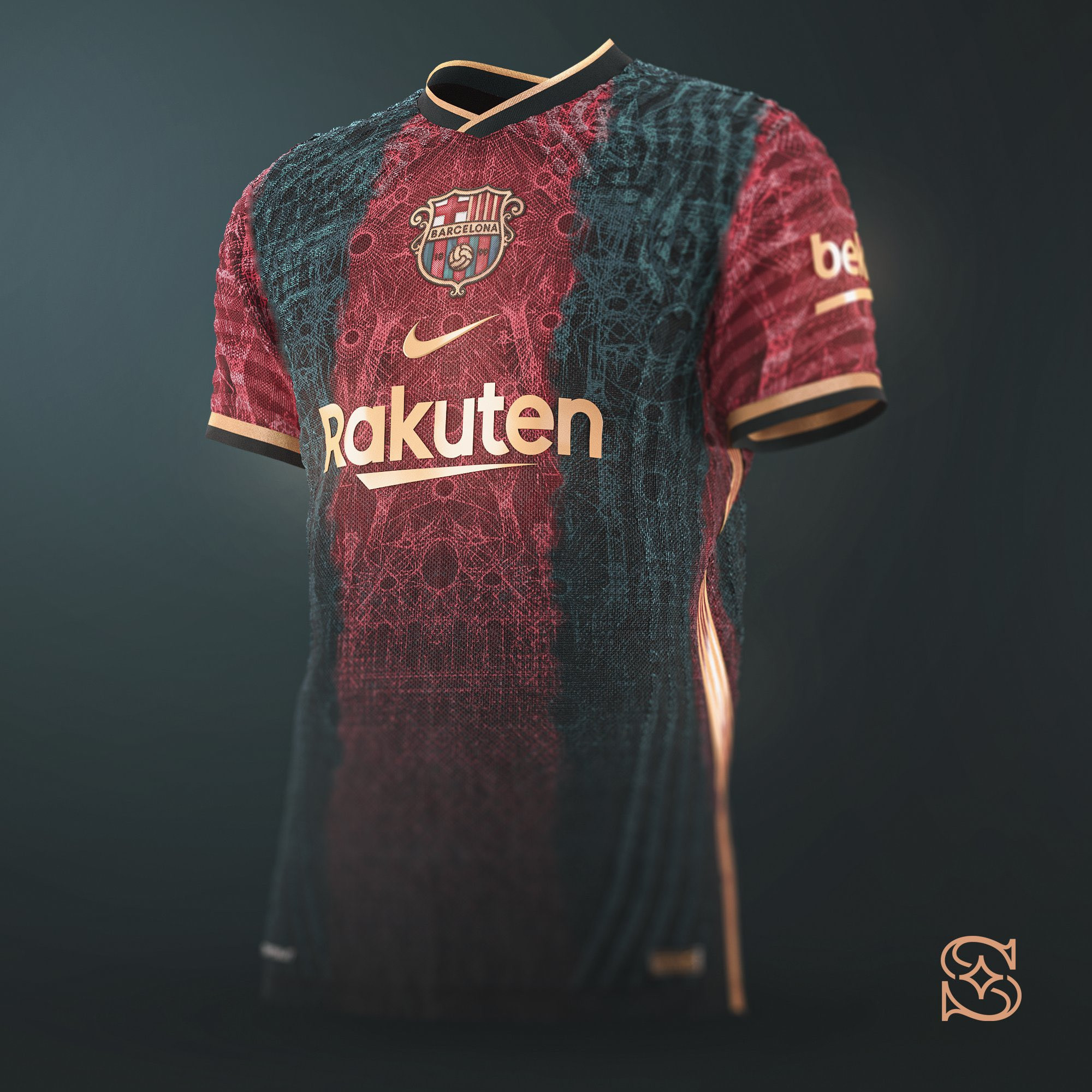 Modelo en redes sociales de la camiseta del Barça / Redes