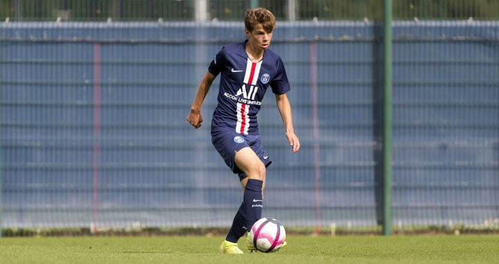 Édouard Michut, en un partido con el PSG | PSG