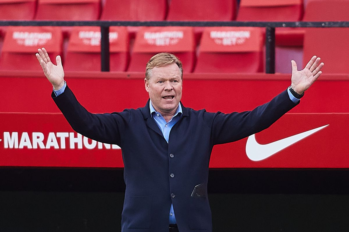 Koeman, en un instante del partido contra el Sevilla | EFE