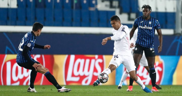 Casemiro en un partido del Real Madrid en Champions / RM