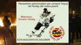 Campaña para adquirir material para un presunto equipo de hockey sobre hielo por la república que apunta a más disturbios en Cataluña / CG