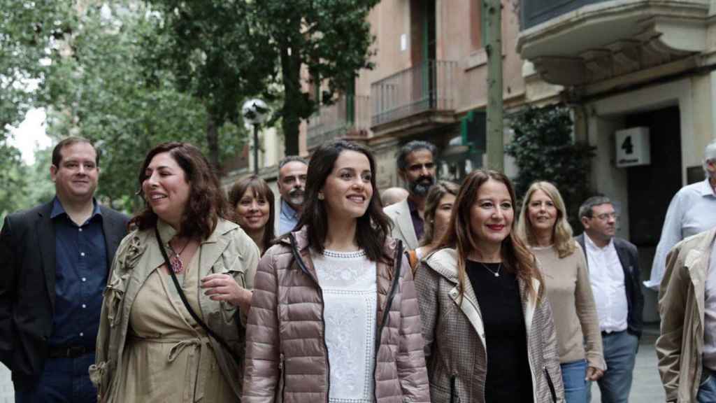 Inés Arrimadas este domingo en Les Corts / CIUDADANOS