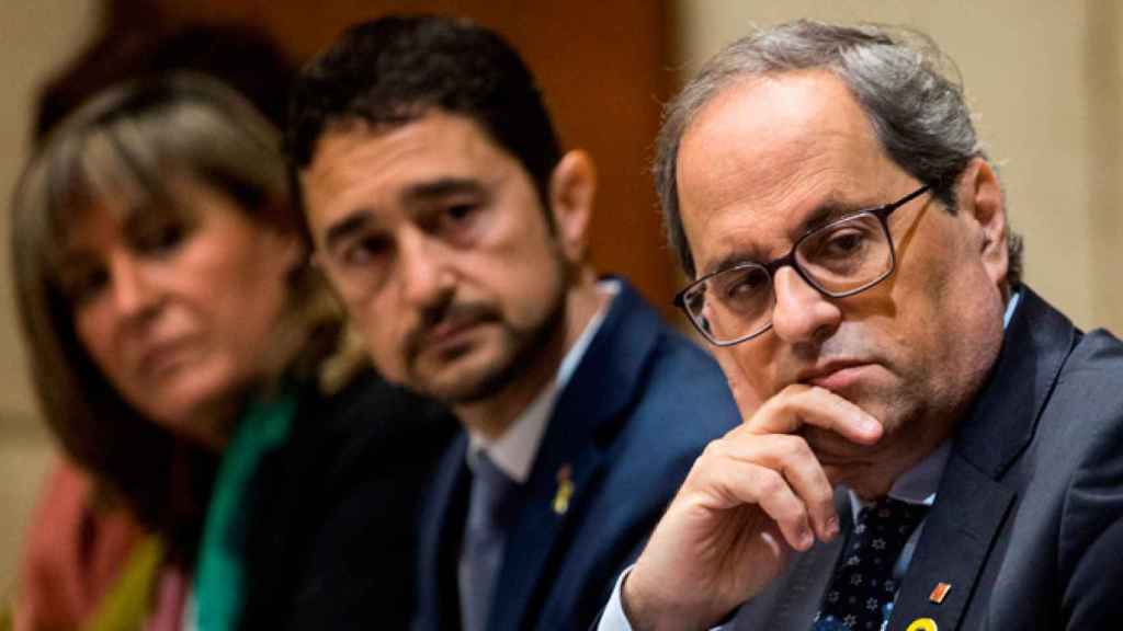 Quim Torra, presidente de la Generalitat de Cataluña, en un acto público anterior / EFE