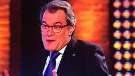 Artur Mas, durante su entrevista en 'El Objetivo' de La Sexta