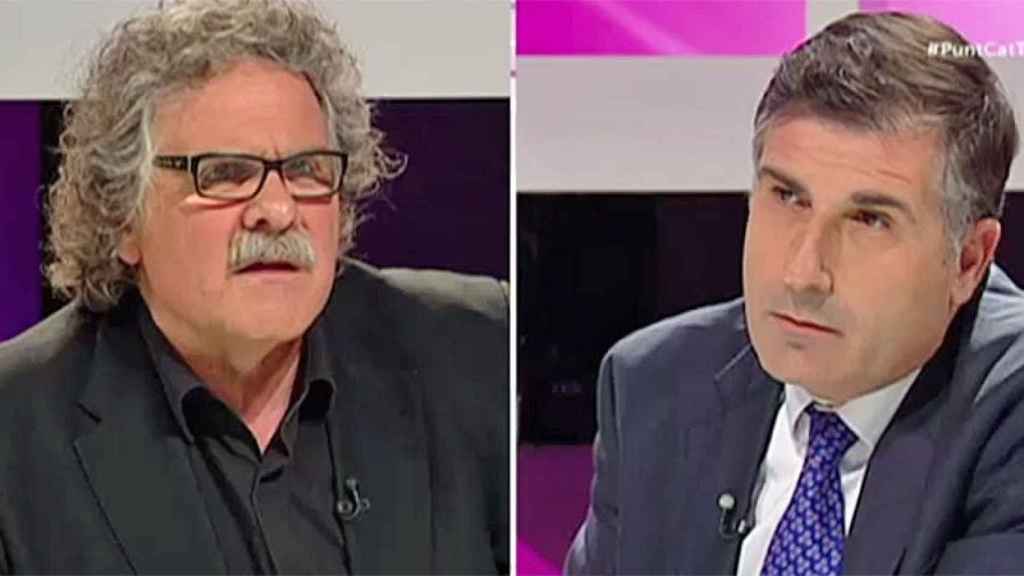 Joan Tardà y Joan López Alegre, en TV3