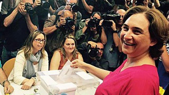 La líder de Barcelona en Comú, Ada Colau