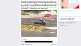 El mensaje que se difunde en las redes sociales sobre el atropello.