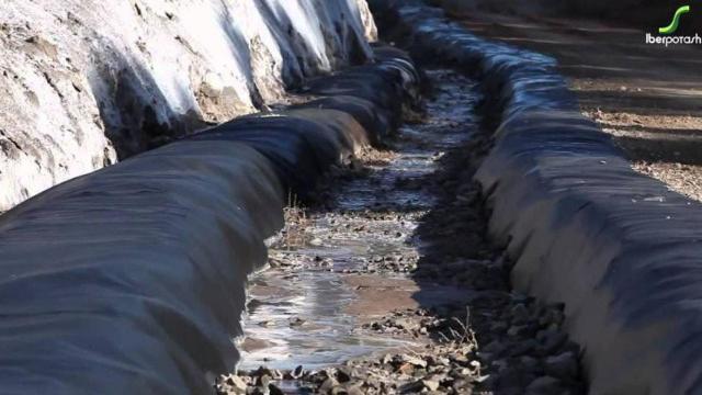 Detalle de un depósito salino de Iberpotash.
