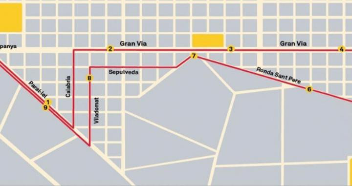 Recorrido Cursa de la Mercè 2019 / AYUNTAMIENTO DE BARCELONA