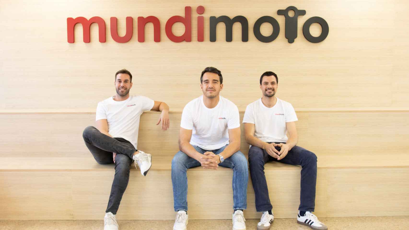 Alberto Fossas, Josep Talavera y Alex Lopera, fundadores de Mundimoto