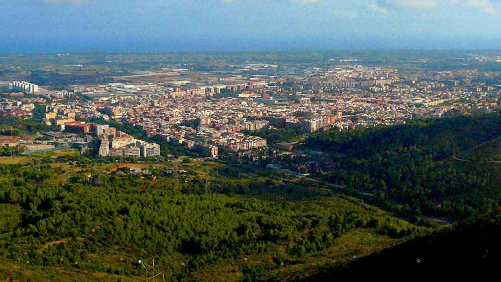 Vistas de Viladecans desde la montaña del Montbaig / CG