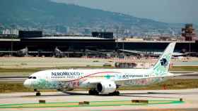 Un avión de Aeroméxico en el Aeropuerto Josep Tarradellas Barcelona-El Prat / ACN