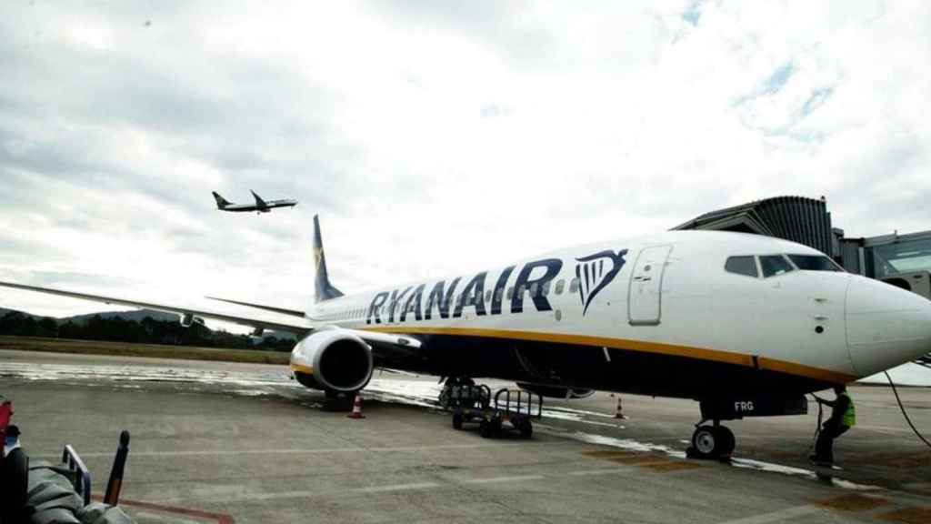 Imagen de una aeronave de Ryanair en el aeropuerto Josep Tarradellas-Barcelona El Prat / CG