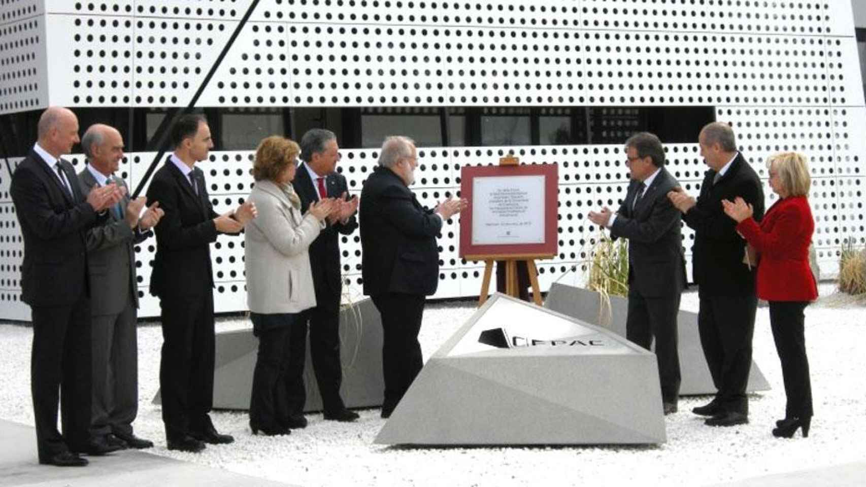 El expresidente de la Generalitat, Artur Mas, en una de las inauguraciones que se ha hecho del Centro de Formación Profesional de Automoción de Martorell / CG