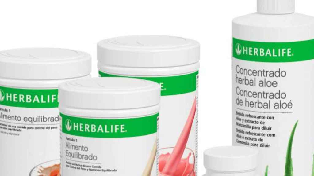 Un lote de productos Herbalife