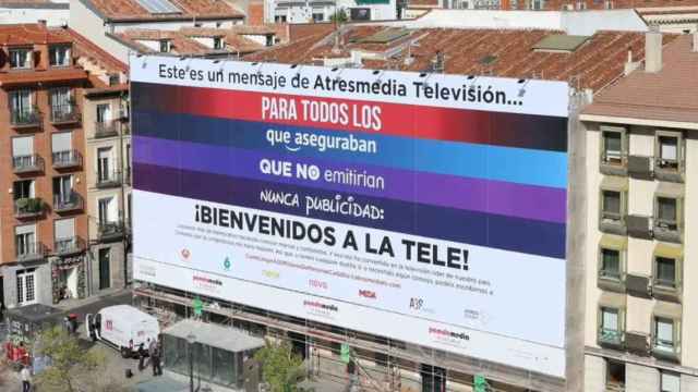 Campaña de publicidad de Atresmedia en Madrid / REDES