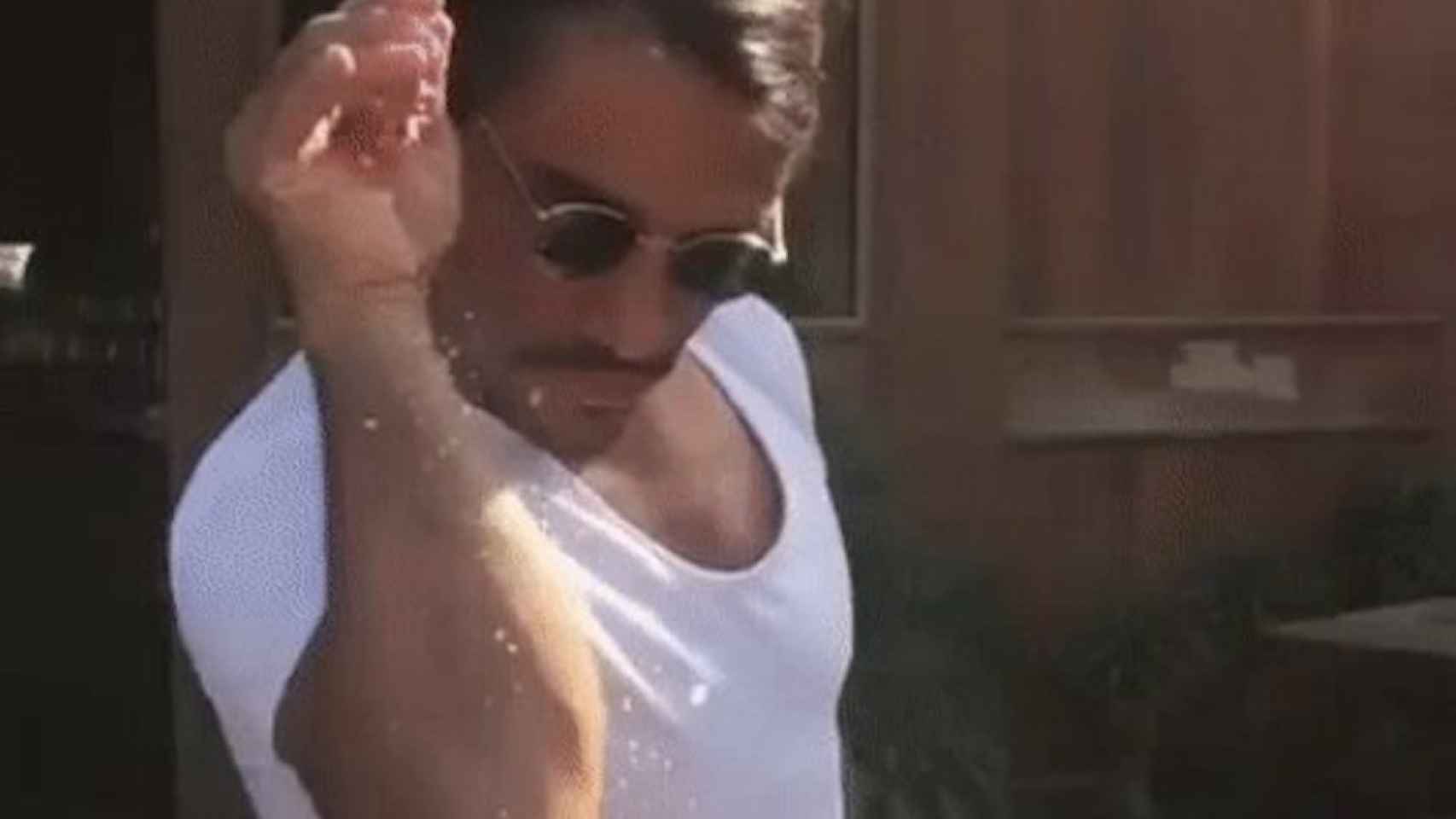 Una foto del cocinero turco Nusret Gokce, alias Salt Bae