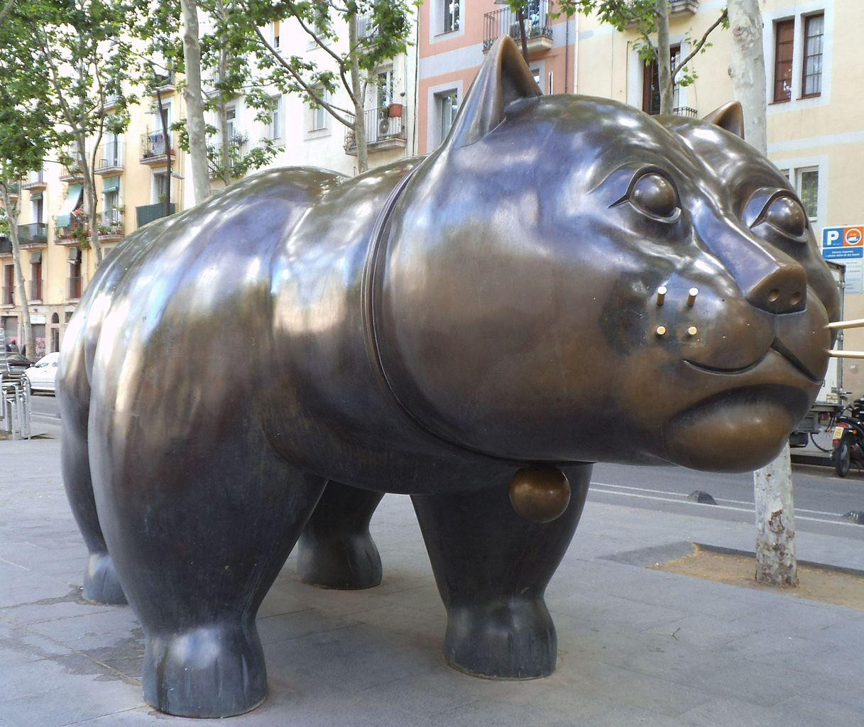 El gato del Raval es una de las esculturas de la ciudad de Barcelona / Camille Hardy - CREATIVE COMMONS