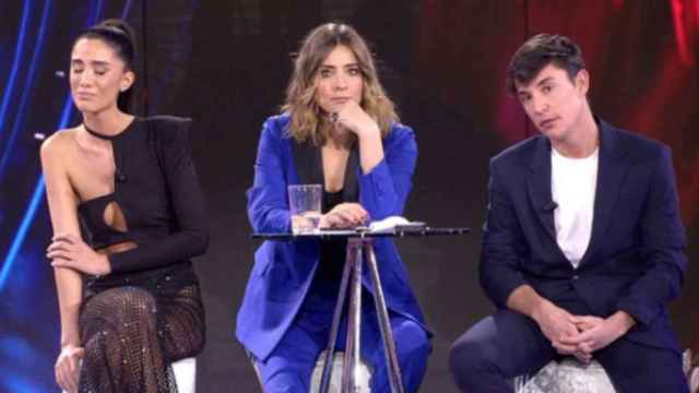 Claudia y Javi en el debate de 'La isla de las tentaciones' / MEDIASET