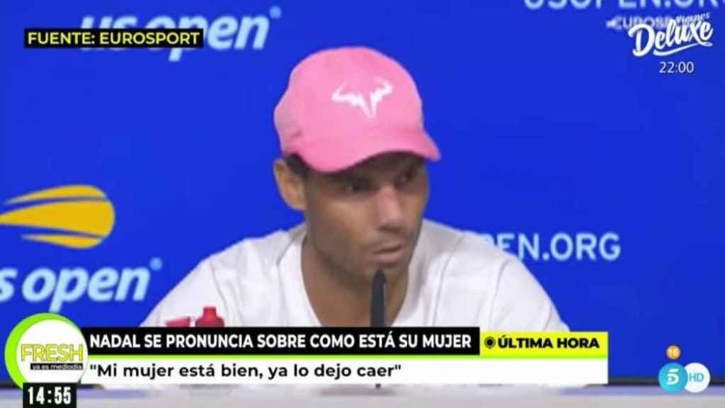 Rafa Nadal en el US Open / MEDIASET