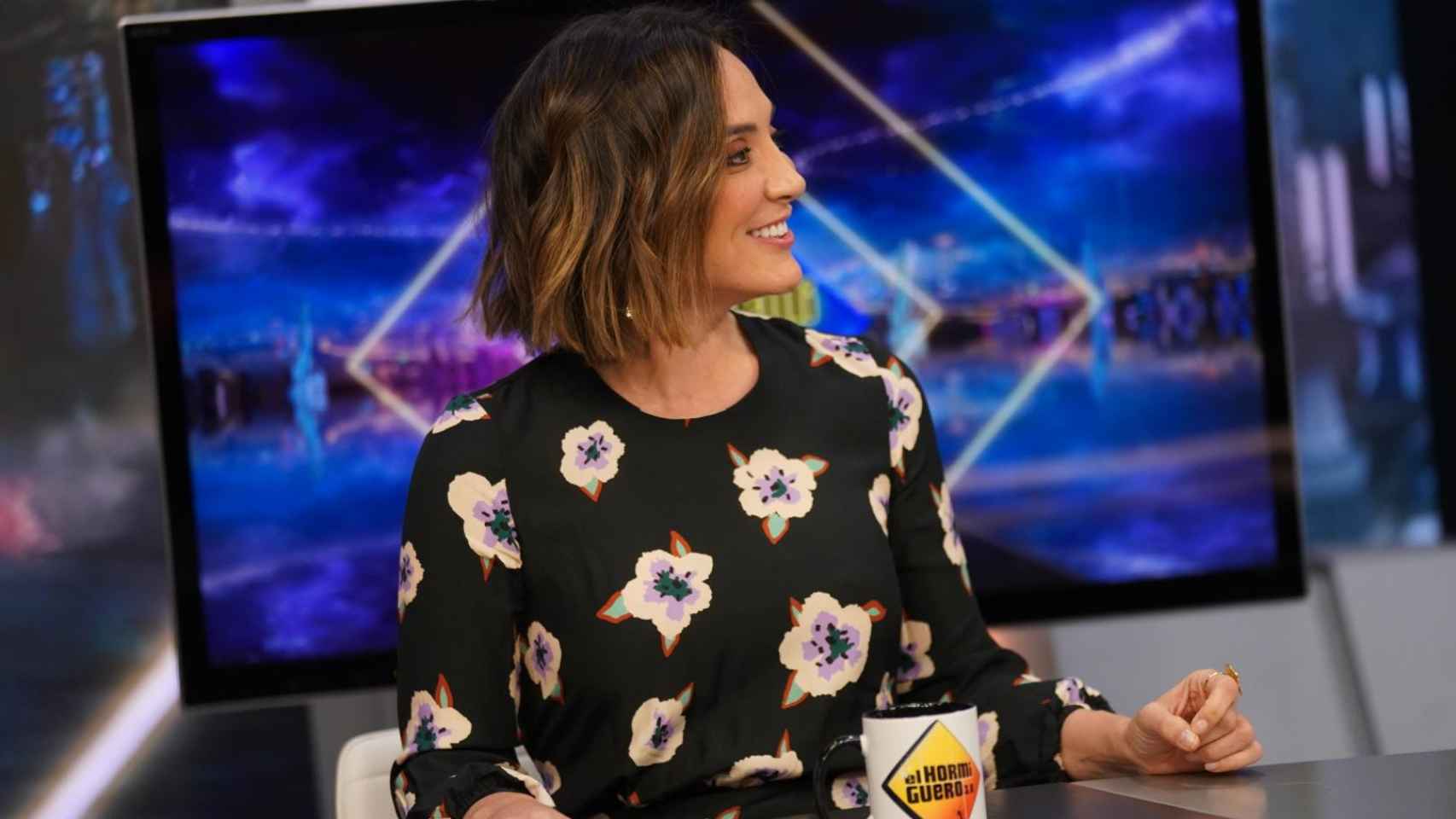 La hija de Isabel Preysler, Tamara Falcó, en el plató de 'El Hormiguero' / ATRESMEDIA