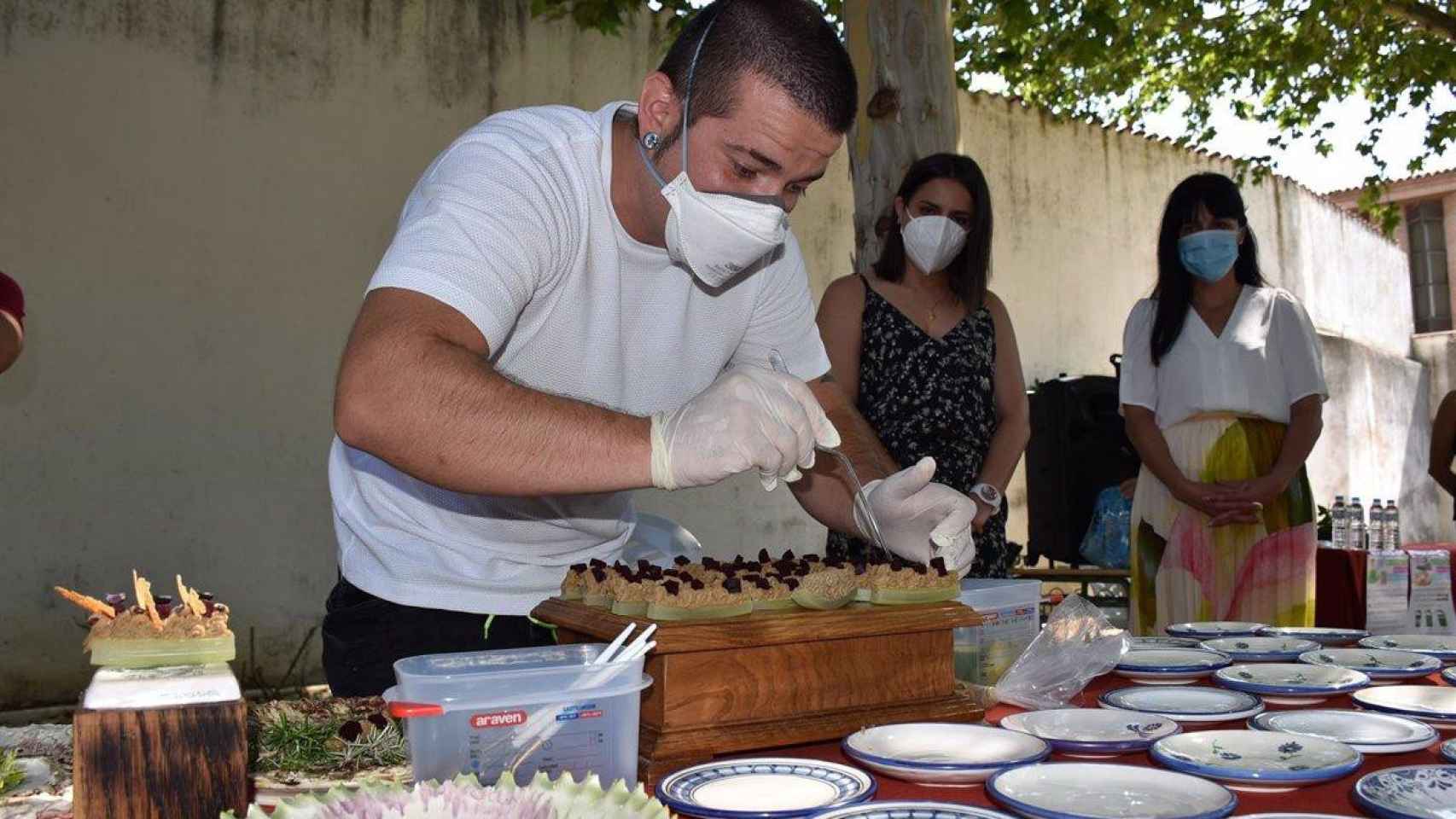 El chef salido de 'Masterchef' Carlos Maldonado, en Talavera de la Reina / EP