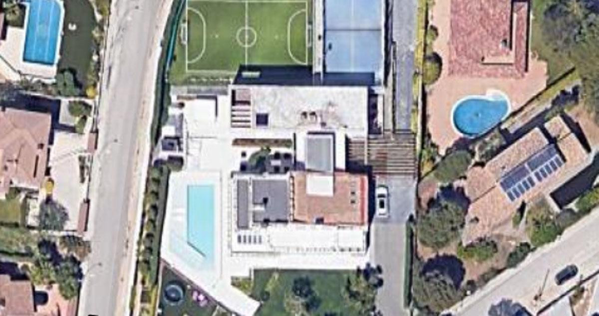 La casa de Leo Messi y Antonella Roccuzzo en Castelldefels /GOOGLE