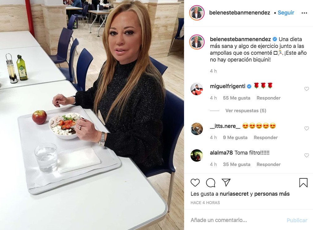 Belén Esteban publica una fotografía en la que su cara no parece la suya / INSTAGRAM