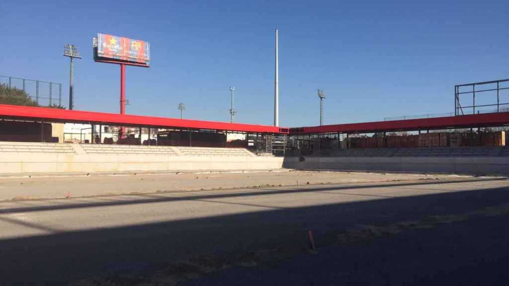 Una foto de las obras del estadio Johan Cruyff / CULEMANÍA