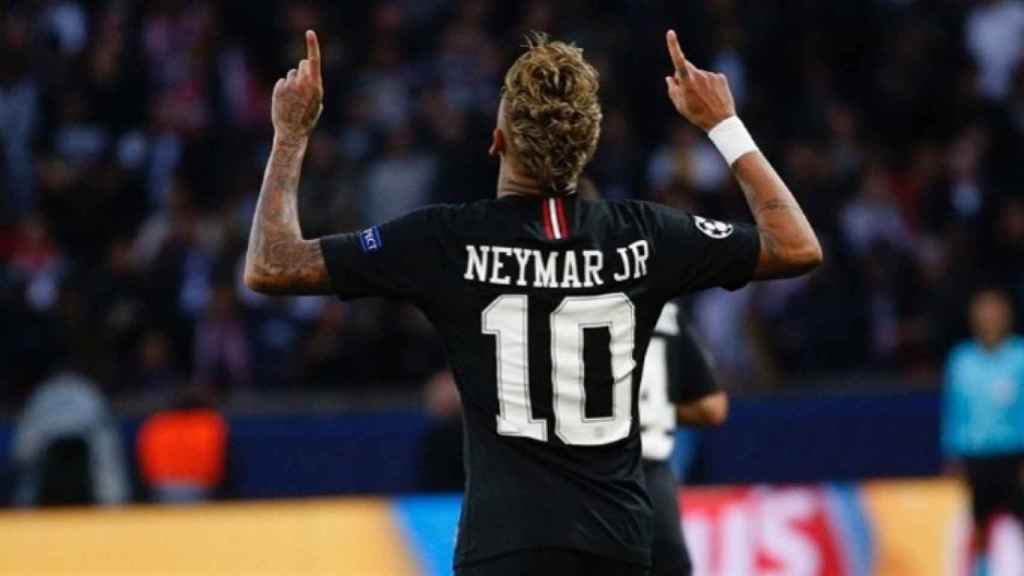 Neymar celebra un gol con el PSG / INSTAGRAM