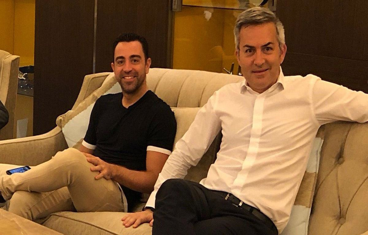 Victor Font, junto a Xavi Hernández / REDES