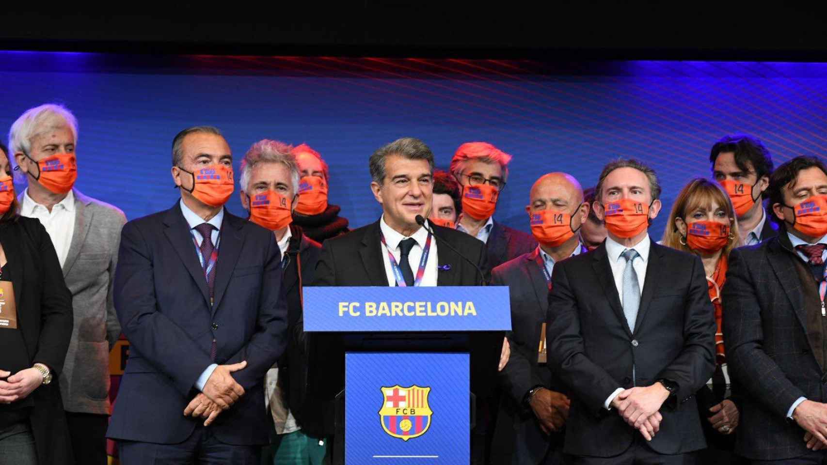 Joan Laporta en su proclamación como presidente / ESTIMEM EL BARÇA