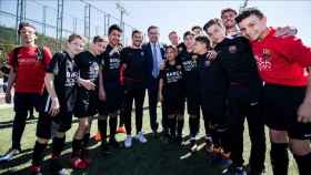 Josep Maria Bartomeu en la Barça Academy World Cup / REDES