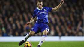 César Azpilicueta, durante un partido con el Chelsea esta temporada / EFE