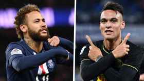 Neymar y Lautaro Martínez, en un montaje | Culemanía