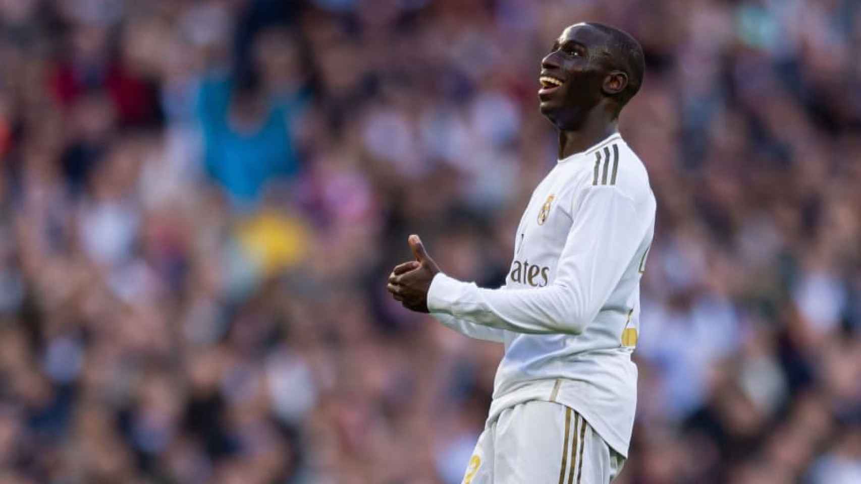 Ferland Mendy durante un encuentro con el Madrid / REDES