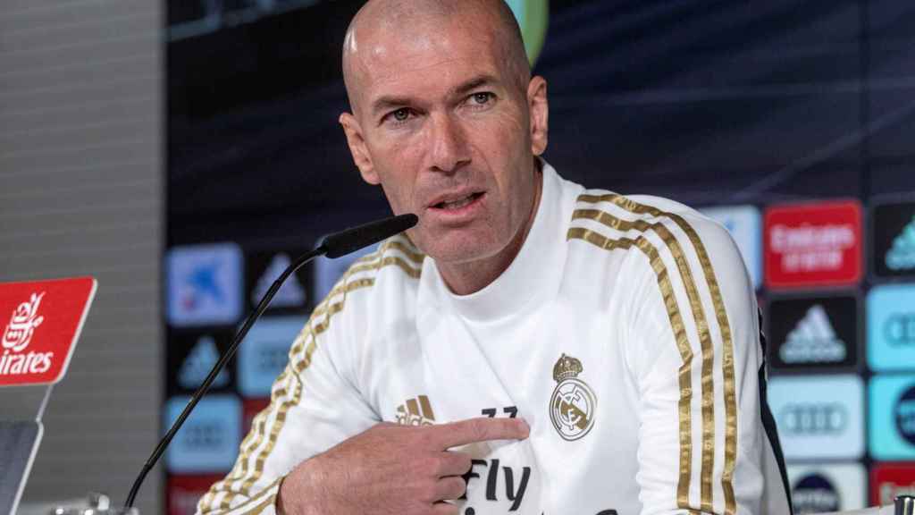 Zidane en rueda de prensa / EFE