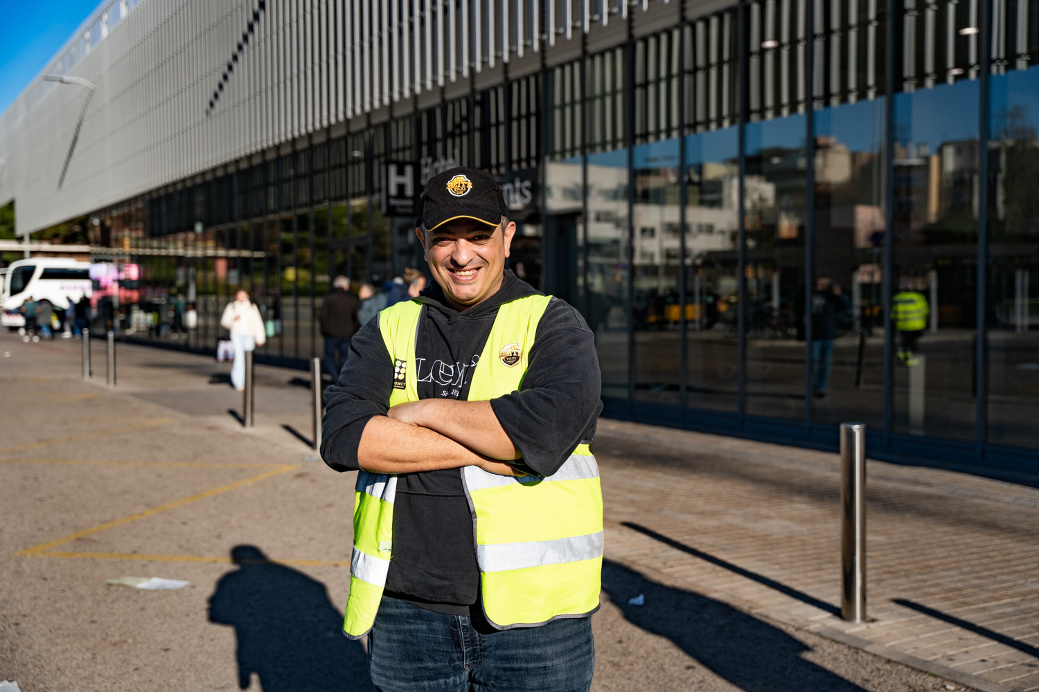 Tito Álvarez, tras una asamblea de Élite Taxi / Luis Miguel Añón (CG)