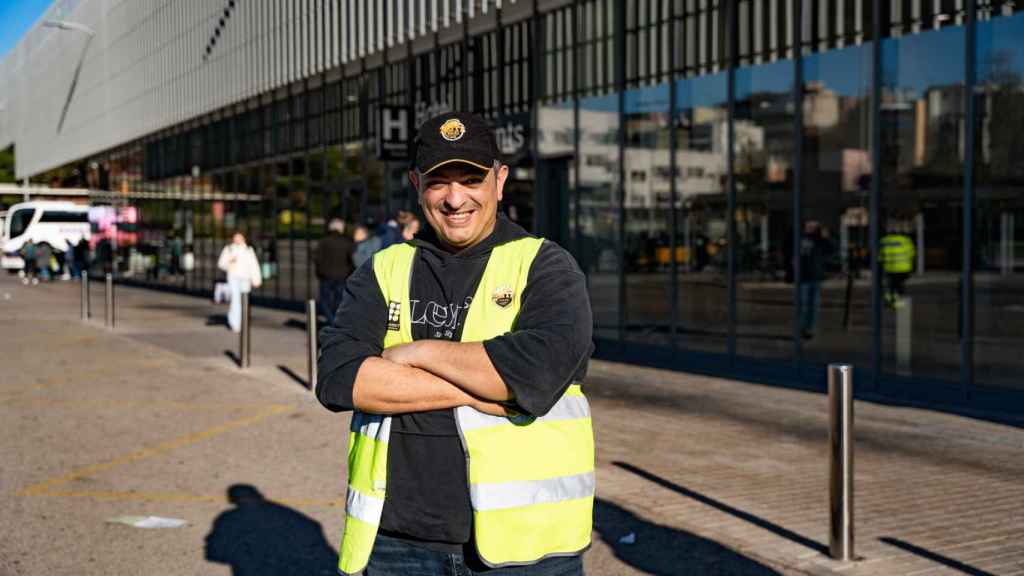 Tito Álvarez, tras una asamblea de Élite Taxi / Luis Miguel Añón (CG)