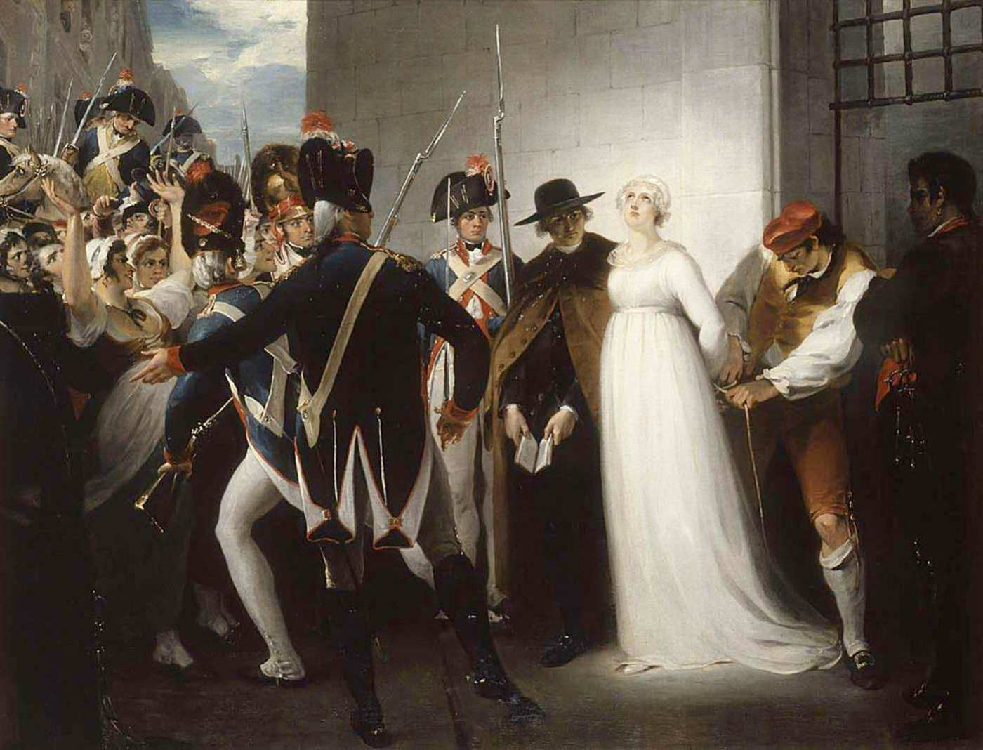Maria Antonieta camino de su ejecución (1794) / WILLIAM HAMILTON