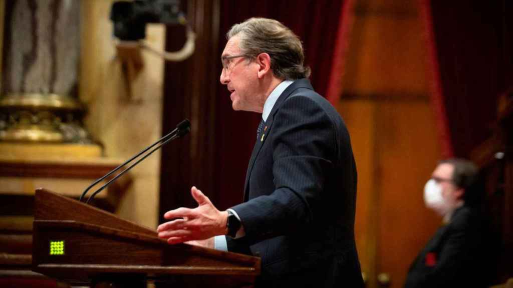 Jaume Giró, consejero catalán de Economía, en el Parlamenti catalán / EP