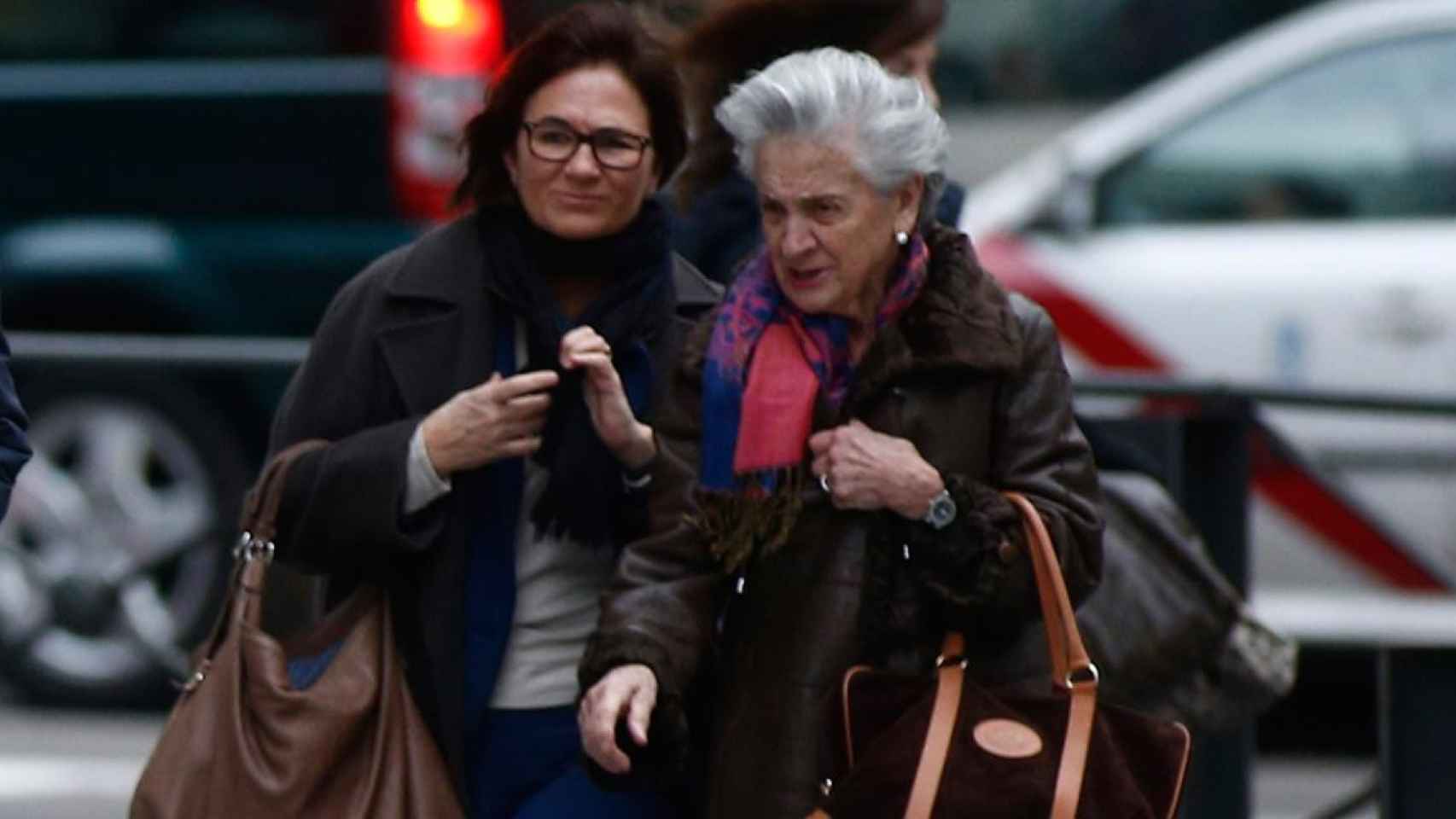 Marta Pujol Ferrusola junto a su madre, Marta Ferrusola / EUROPA PRESS