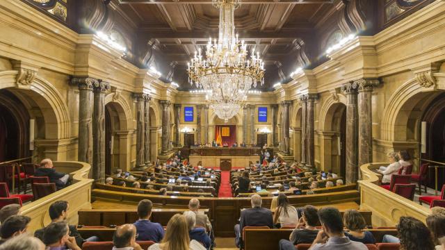 Imagen general del pleno de julio en el Parlament, donde se ha votado la desconexión de Cataluña / PARLAMENT