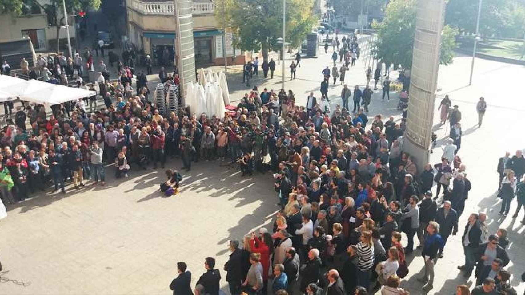 Manifestación contra las agresiones sexuales en Santa Coloma de Gramenet / TWITTER