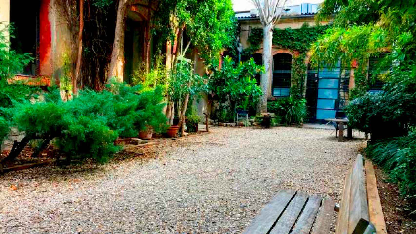 Los jardines del espacio Palo Alto, en Poblenou / CG